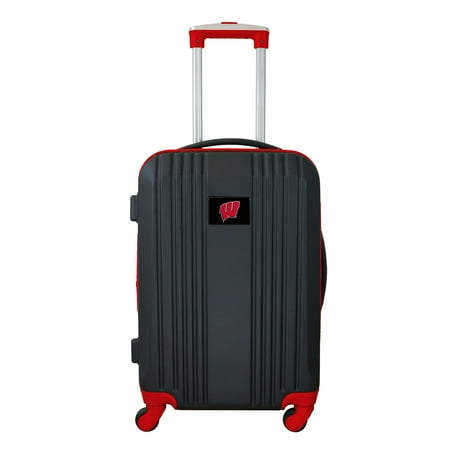 Mojo Outdoors NCAA Wisconsin Badgers 21 in. Carry-on Hardcase Two-Tone