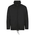 thumbnail image 1 of SOLS - Chaqueta cortavientos y resistente a lluvias débiles unisex (Negro), 1 of 3
