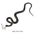 thumbnail image 2 of SOPOTUTU Fake Rubber Snake Realistic Snake Prank Black 2Pcs, 2 of 8