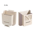 thumbnail image 2 of Yuarrent Compartimiento de comida de la puerta del armario del ABS resistente al desgarro montado en la pared debajo del contenedor de la puerta Suministros de limpieza para el hogar Blanco 10L, 2 of 6