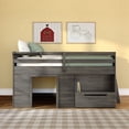 thumbnail image 2 of Max & Lily  Modern Farmhouse Low Loft Bed with Storage Drawer, Solid Wood Bed for Kids, 2 of 11