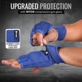 thumbnail image 6 of WYOX Quick Boxing Hand Wraps MMA Inner Gloves Wraps Compression Half Finger Bandages for Fitness, Training & Resistance (Blue ‑ S/M), 6 of 7