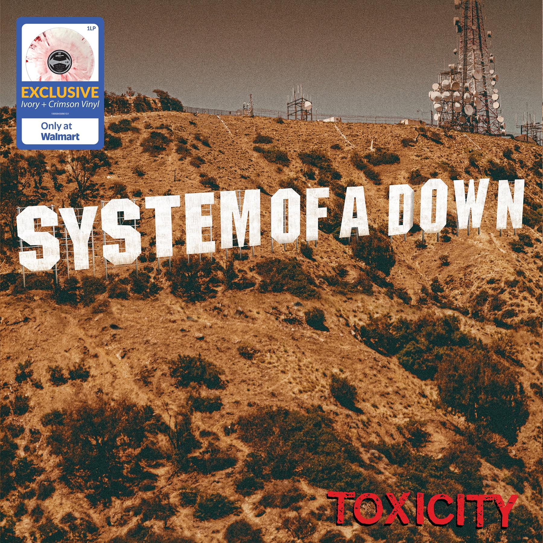 System of A Down - Toxicity (Walmart Exclusive) - Ivory and Crimson Vinyl