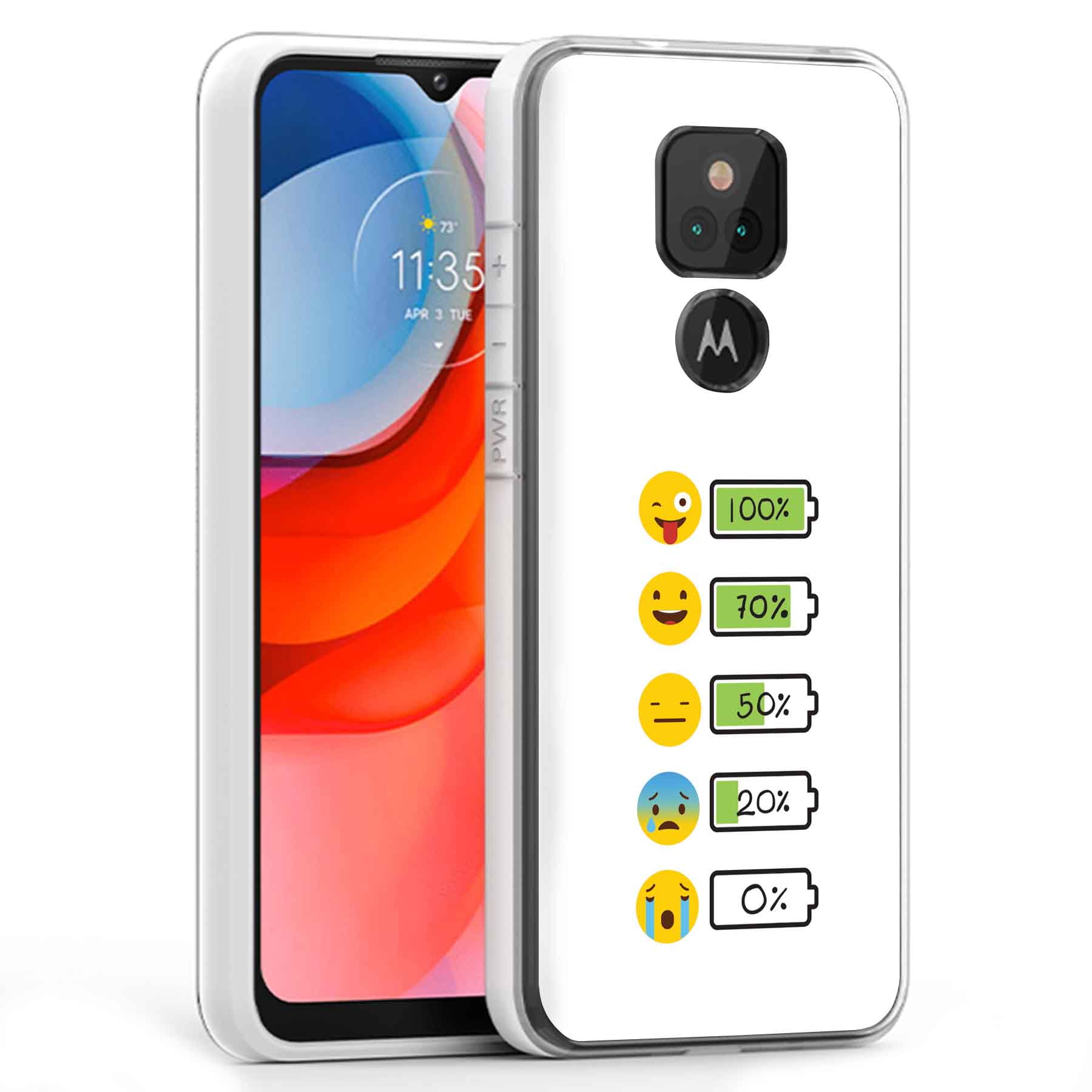 twintig Piraat Goed TalkingCase Slim Phone Case Cover Compatible for Motorola Moto G Play  2021,Battery Power Icon Print,Lightweight, Flexible, Soft, USA - Walmart.com