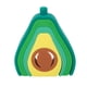 thumbnail image 5 of Juguete interactivo Nuby, de silicona blanda, apilable, con forma de aguacate, 12 meses o más, 5 of 8