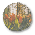 thumbnail image 1 of Flower Forestry Science Nature Scenery Round Throw Pillow Home Decoration Cushion, 1 of 3