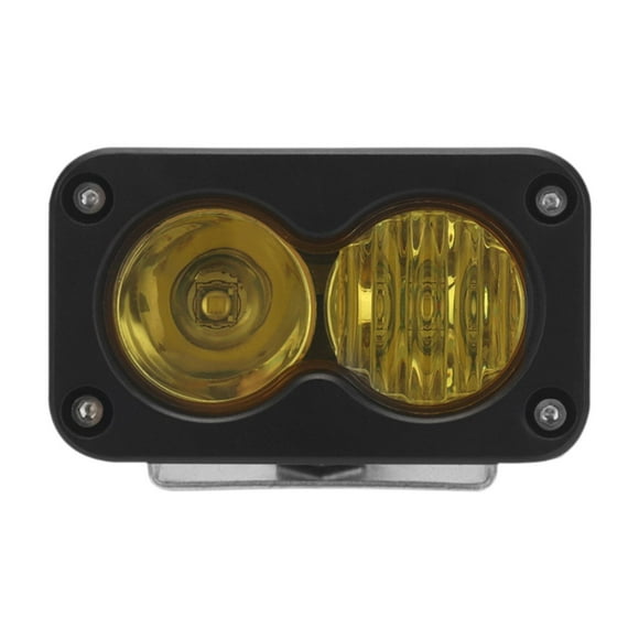 Luz de trabajo LED universal Lámpara de conducción de accesorios de instalación fácil para scooters eléctricos de remolque de motocicleta Amarillo