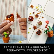 LEGO Botanicals Tiny Plants - Artificial, Fake Indoor Plant Building Set for Home, Kitchen, Desk Decoration, Adults Ages 18+ Gift for Graduation - 10329