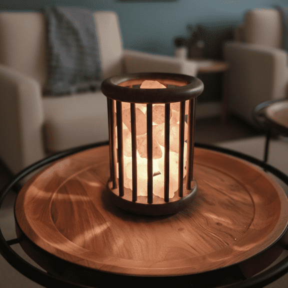 Pink Salt Wall Himalayan Salt Chunk Lamp with Wooden Cage and LED Bulb, 9 lb