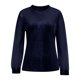 thumbnail image 2 of TaTaai Ladies Long Sleeve Round Neck Top Velvet Mesh Insert Blouse Solid Color Dressy Casual Evening Wear Gift, 2 of 6