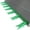 Green | 57" | 7 Teeth, variant on Yeshouse Heavy Duty Bucket Tooth Bar Designed for Sub-Compact Tractors, No Drilling Required, Fits 1/2-Inch or Smaller Bucket Cutting Edges