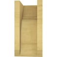thumbnail image 4 of 8"W x 8"D x 16"H Wide Bryant Rough Cedar Woodgrain TimberThane Corbel, Primed Tan, 4 of 6