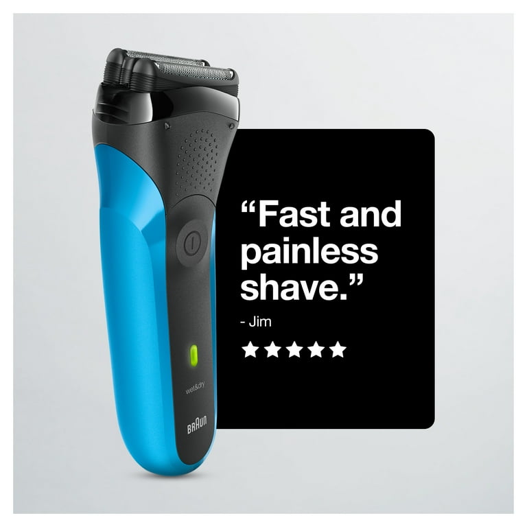 Braun Series 3 310s Men's Electric Razor, Rechargeable Wet