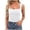 A-White1095, variant on XIAOCHA Women's Tank Top Square Neck Sleeveless Fitted Camisole Stretchy Casual Everyday Layering Top
