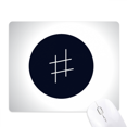 thumbnail image 1 of White Music Signature Black Mouse Pad Non-Slip Rubber Mousepad Game Office, 1 of 3