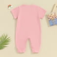 thumbnail image 3 of Bagilaanoe Newborn Baby Girls Boys One-pieces Short Sleeve Jumpsuit 3M 6M 12M 18M Infant Romper Summer Casual Clothing, 3 of 7