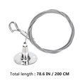 thumbnail image 4 of SHISUYAN Wire Rope Accessories Portable Steel Wire Hanging Code for Hanging Light Display, 4 of 8
