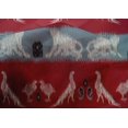 thumbnail image 3 of oneOone Cotton Silk Fabric Stripe|Bird & Monkey Ikat Print Fabric BTY 42 Inch Wide, 3 of 3