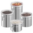 thumbnail image 1 of Innovaze Ensemble de 4 Contenants en Acier Inoxydable pour Cuisine, 1 of 6