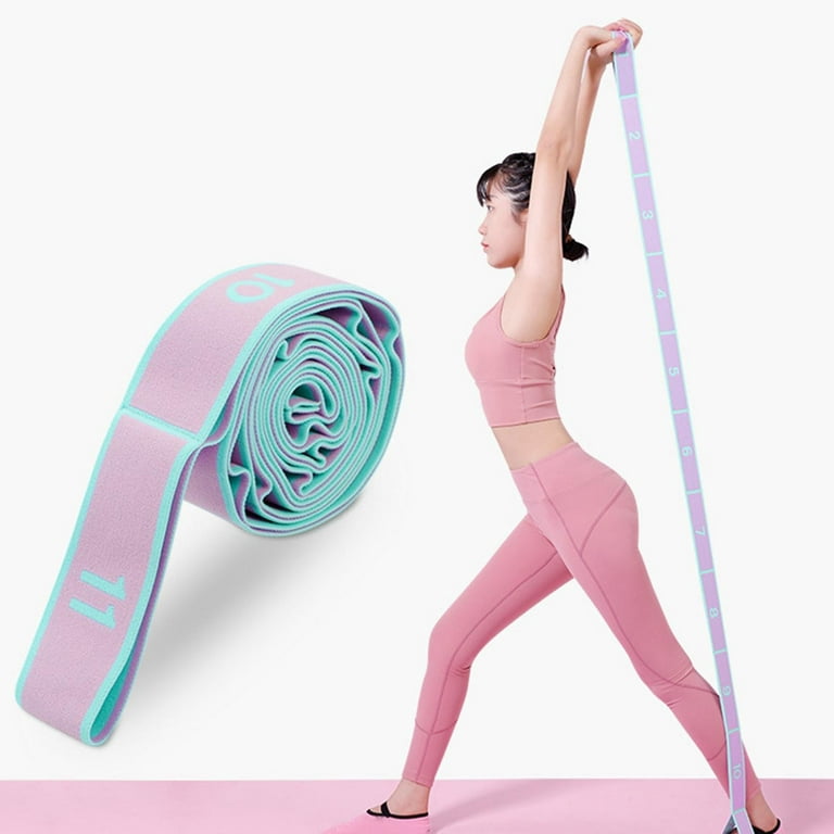 Yoga Belt Gymnastics Stretching Band Dance Ballet Sport Resistance Elastic  Strap