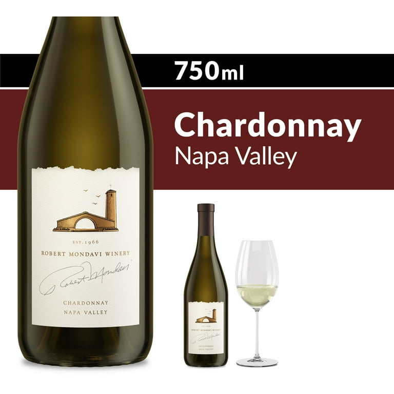 Robert Mondavi Winery Napa Valley Chardonnay White Wine, 750 ml