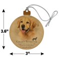 thumbnail image 6 of Golden Retriever Dog Breed Wood Christmas Tree Holiday Ornament, 6 of 7