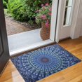 thumbnail image 2 of Bohemian Retro Floral Non-Slip Entryway Door Mat,Boho Indoor Decor Durable Low Plush Door Mat,Washable Welcome Rug for Patio Hallway Home Decor 17x30 Inches, 2 of 7
