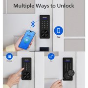 Philips Bluetooth Touchscreen Electronic Deadbolt with Wifi Bridge Matte Black