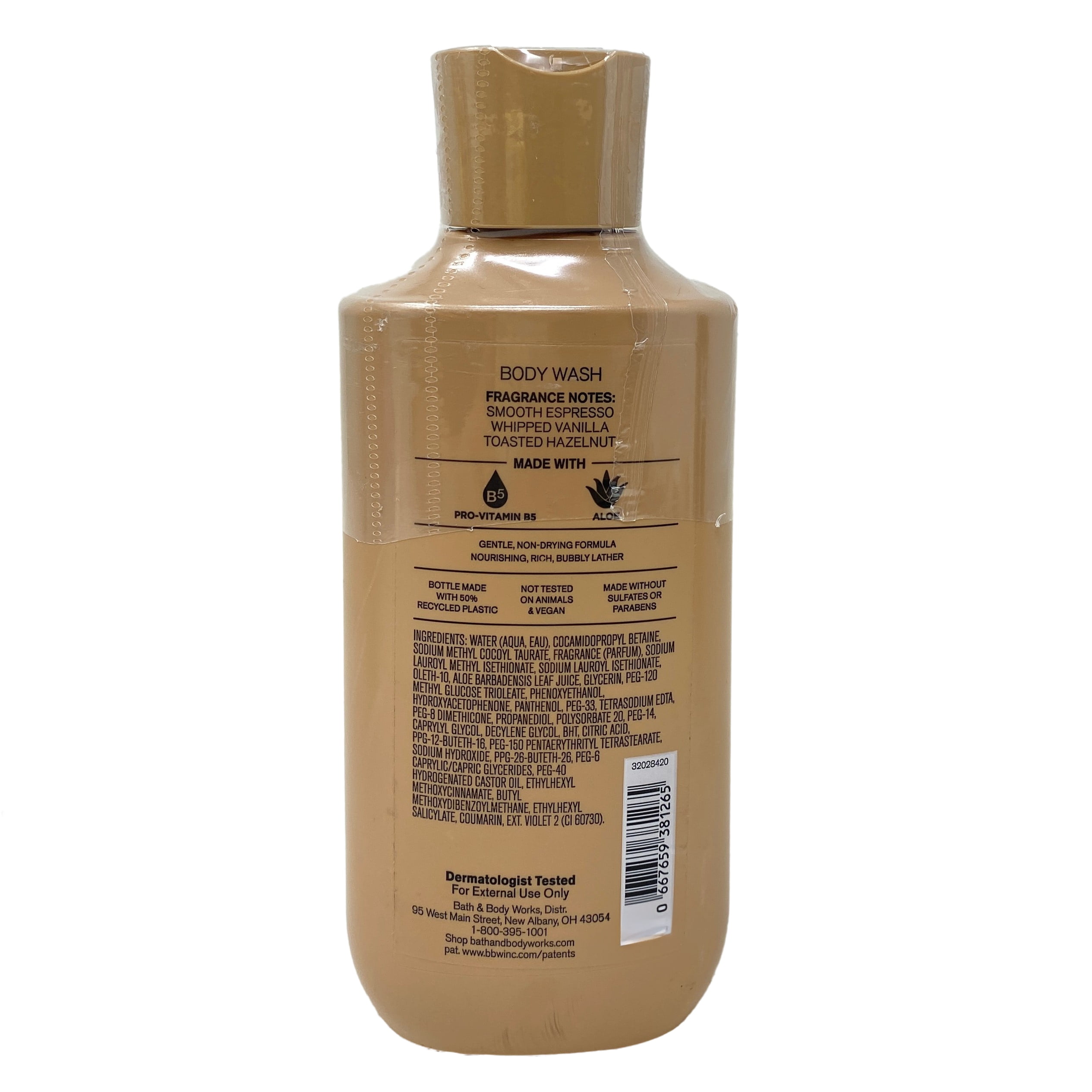 Bath & Body Works Vanilla Café Ultimate Hydration Body Cream and Body Wash with a Creamy Rose Bar Soap