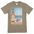thumbnail image 2 of Pacifico 874752-medium The Beach is this Way T-Shirt for Mens, Beige - Medium, 2 of 2