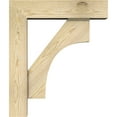 thumbnail image 3 of Ekena Millwork 6"W x 22"D x 26"H Westlake Block Rough Sawn Bracket w/ Offset Brace, Douglas Fir, 3 of 25