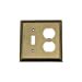 thumbnail image 3 of Nostalgic Warehouse 719743 Deco Switch Plate with Toggle and Outlet, Antique Brass, 3 of 3