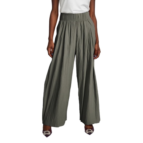 yunLCZ Pants for Women High Waisted Cotton Wide Leg Pants Women Summer Thin High Waist Hanging Casual Day Lazy Sense Pants Straight Pants With Pockets