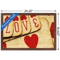 thumbnail image 3 of Tom Quartermaine - Playing Cards with Love Wall Poster, 14.725" x 22.375", Framed, 3 of 3