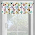 thumbnail image 2 of Ambesonne Cartoon Valance Pack of 2, Owls Face Expressions, 54"X12", Multicolor, 2 of 5