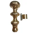 thumbnail image 2 of Gold Brass Walking Stick Handle Only – Vintage Cane Topper Replacement Head for DIY Canes or Custom Walking Sticks, 2 of 4