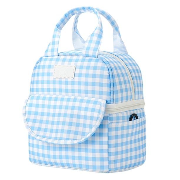 Bolsa de almuerzo para mujer, bolsa de almuerzo aislada para mujer para el trabajo, lonchera grande para mujer con dos recipientes a juego, bolsa de almuerzo