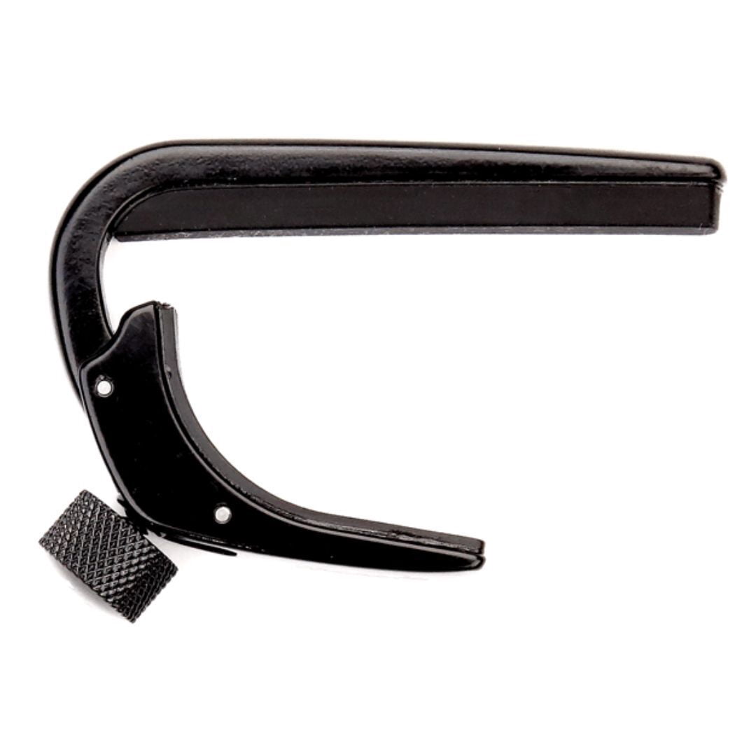 D'Addario Classical Pro Capo with Micrometer Tension Adjustment Mechanism for Classical Guitars (Black)