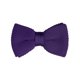 thumbnail image 1 of INSPIRE CHIC Corbatas de moño preatadas para hombres con correa ajustable, color sólido, corbata de punto morada, 1 of 5