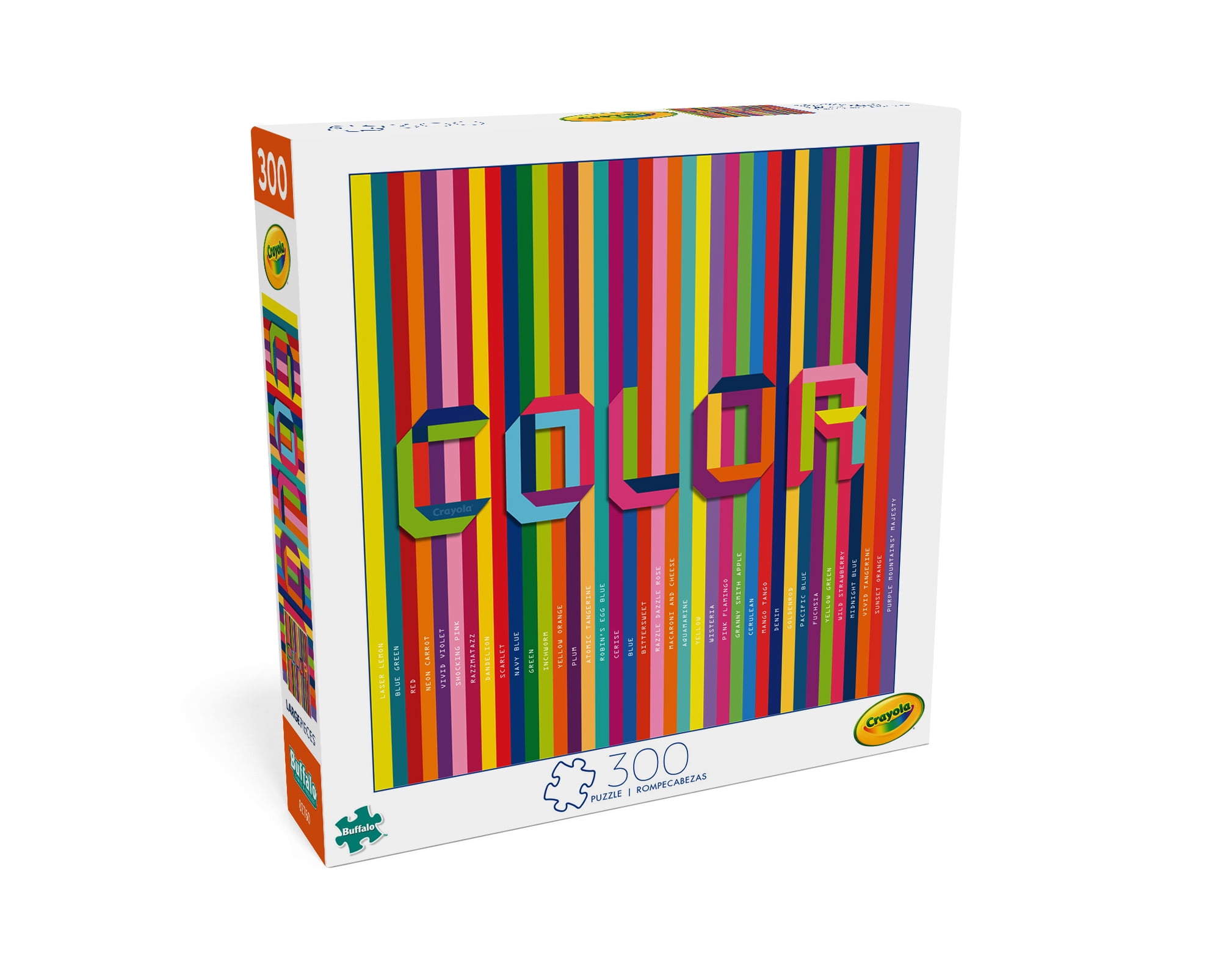 Buffalo Games 300-Piece Art of Play Collection Colorful Crayola Jigsaw Puzzle
