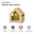 thumbnail image 6 of Forest 23'' Dog House In Natural Oak, 6 of 13