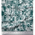 thumbnail image 1 of Soimoi Poly Georgette Fabric Animal Skin Texture Fabric Prints By Yard 42 Inch Wide, 1 of 3