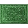 thumbnail image 1 of Ahgly Company Indoor Rectangle Persian Emerald Green Traditional Area Rugs, 7' x 10', 1 of 4
