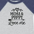 thumbnail image 4 of Inktastic Mema and Poppy Love Me Girls Baby Bodysuit, 4 of 5