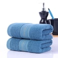thumbnail image 1 of Toalla de algodón absorbente suave para el hogar, toalla para la cara con rayas, regalo de empresa, toalla para correr, 1 of 6