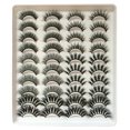 thumbnail image 1 of Pestañas falsas 20 pares de pestañas postizas 3D Pestañas postizas para maquillaje de ojos Pestañas largas y gruesas naturales, 1 of 5