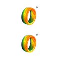 thumbnail image 2 of Minnieouse 2021 moda Unisex Punk luminoso que brilla en la oscuridad banda de boda anillos fluorescentes para Mujeres Hombres accesorios de Type6 NO6, 2 of 6