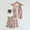 Pink, variant on YHAJDS Winter Casual Pajama Suits For Women,Sleepwear For Women Pajama Set Sleepwear With Built In Bra Home Wear Solid Color Lightweight Tank Top And Shorts Two Piece Set