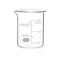thumbnail image 2 of Juego de vasos de vidrio Labvida Upgrated, 6 tamaños, 25 ml-1000 ml 3.3 Boro, 2 of 7