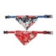 thumbnail image 2 of 2 collares triangulares con estampado floral para mascotas, ajustables, para perros, bufandas y baberos, talla XS, 2 of 7